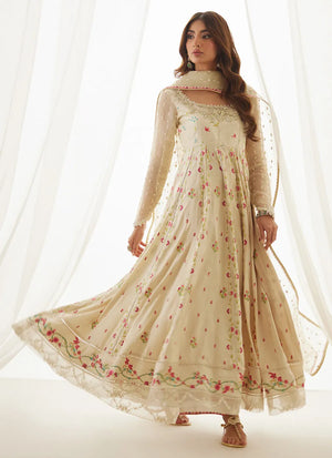 Luxe Pret '25 - Aris Ivory Kalidaar And Dupatta