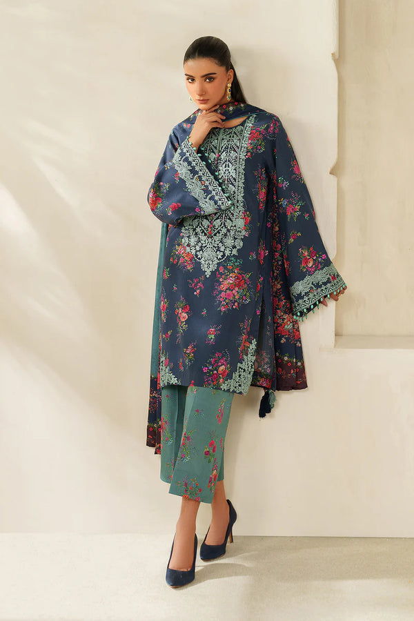 Stitched Winter '25 - EMBROIDERED KHADDAR F-4337