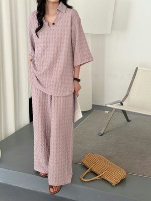 Spring Summer - Zaira Pixie Textured Suit | HS-1272