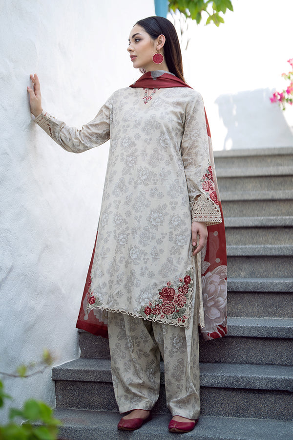Baroque Unstitched '24 - EMBROIDERED PRINTED LAWN UF-549