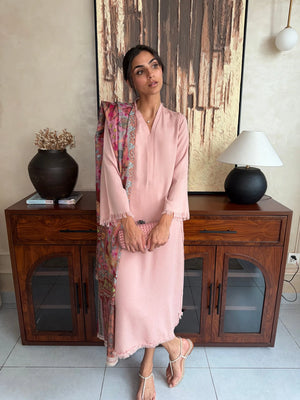 Tea Pink Dhaaga Set