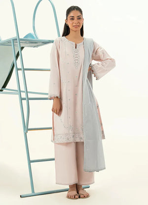 Spring Pret '26 - Embroidered 3 PC Suit | 15452/601/531