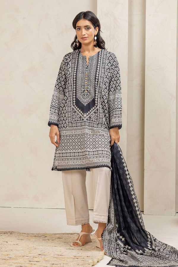 Essentials '24 2 Piece | Top Dupatta-Lla240313-2