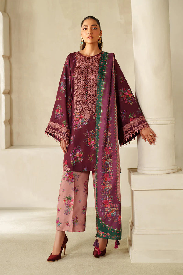 Stitched Winter '25 - EMBROIDERED KHADDAR F-4338