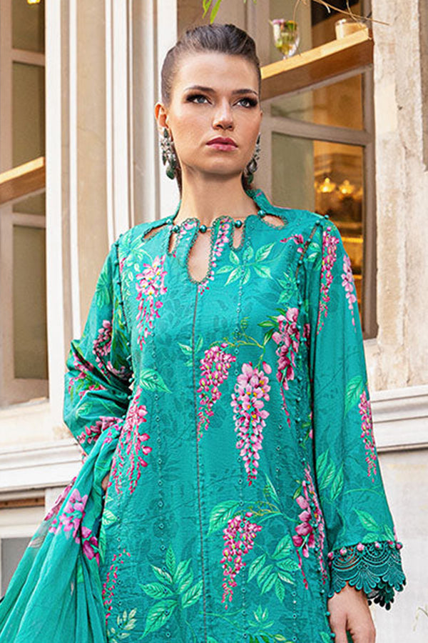 M Print'24 - 3 Piece Unstitched Printed Cambric Suit | MPT-2301-A