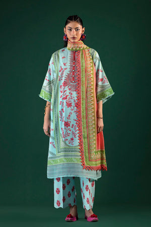Mahay Summer '26 Vol 4 - Unstitched Printed 3 Piece Lawn Suit | H264-008A-3CG