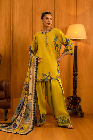 Eid Edit '26 - Stitched Embroidered Muzlin Suit | FW25MUZ004AP3