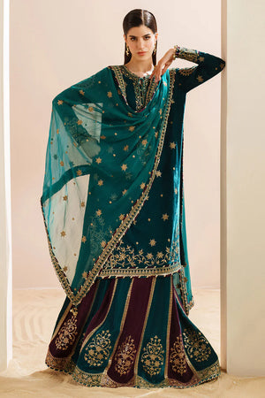 Velvet Vogue '25 - Embroidered Velvet Formal VVF D-8 (RTS)