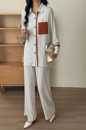 Spring Summer '25 - Agarve Textured Suit with embroidered pocket