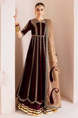 Velvet Vogue '25 - Embroidered Velvet Formal CVF D-12