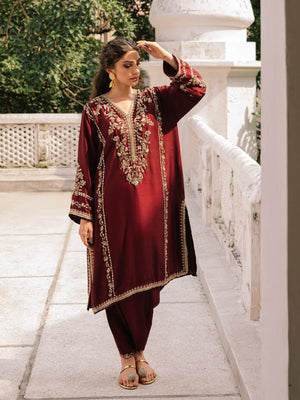 Couture Autumn Winter '23 - Nimr Kurti W/ Skinny Shalwar