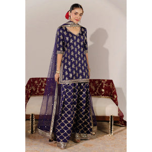 Jhil Mil '25 - Deep Violet Outfit