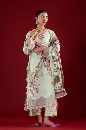 Mahay Summer '26 Vol 4 - Unstitched Printed 3 Piece Lawn Suit | H264-009B-3CG