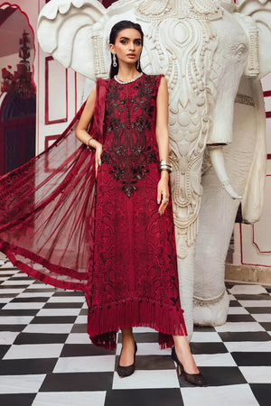 M-Prints Unstitched '25 - Embroidered Linen Suit | MPT-2702-A (RTS)