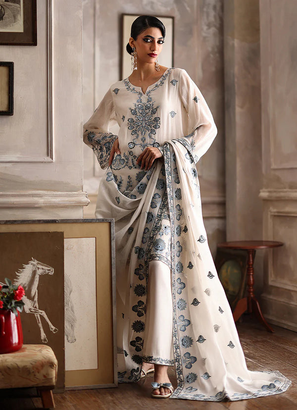 Tashkent '25 - 3PC Embroidered Suit | 14079/501/105