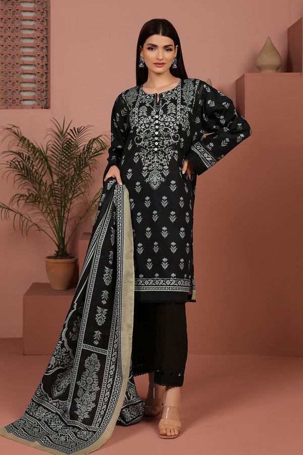 Essentials '24 3 Piece | Top Dupatta-9-Ala240554-1