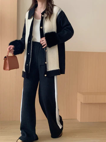 A/W '25 - Selina Black & White 2PC Suit