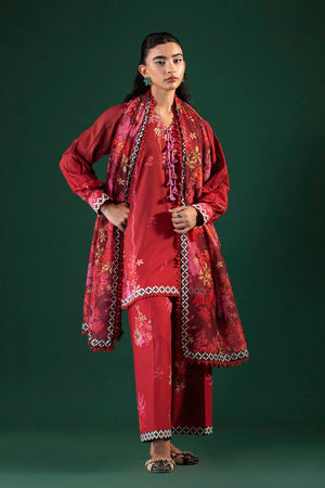 Mahay Summer '26 Vol 4 - Unstitched Printed 3 Piece Lawn Suit | H264-010A-3AG