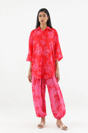 New In '26 - Stitched Printed Dobby Shirt+ Shalwar - SS26BSP291P2T