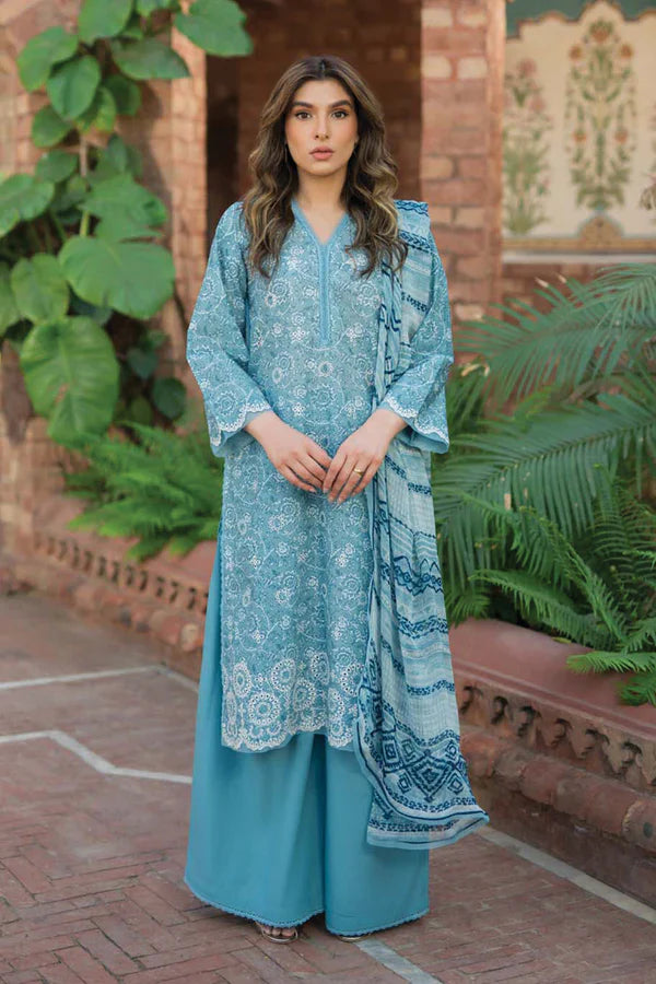 Spring Summer'24 - Embroidered Lawn 3 Piece S24-El-V2-02