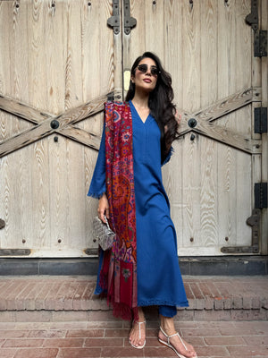 Persian Blue Dhaaga Set