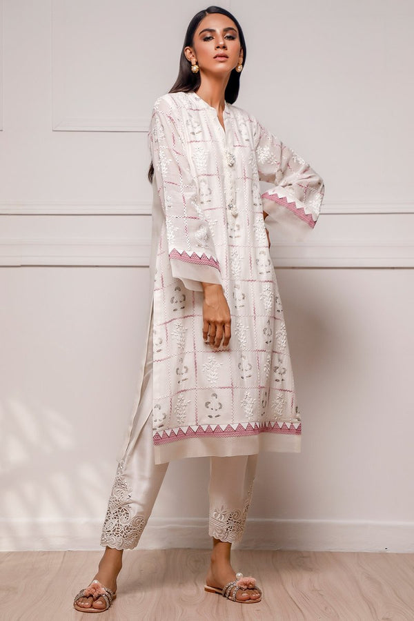 Tarakshi - Block Printed Taarkashi Kurta With Tukri Work