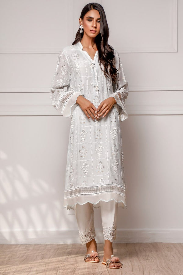 Tarakshi - Block Printed Taarkashi Kurta With Tukri Work