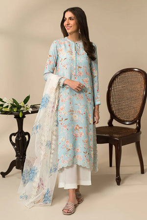 Basics '24 - Botanical Bloom 2Pc (Shirt & Dupatta)