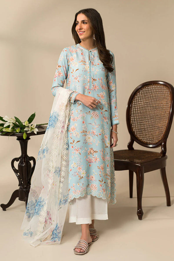 Basics '24 - Botanical Bloom 2Pc (Shirt & Dupatta)