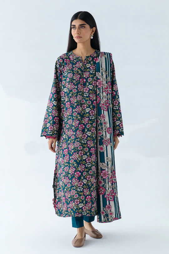 Unstitched Winter '23 - Beryl Bloom-Printed-2P-Khaddar