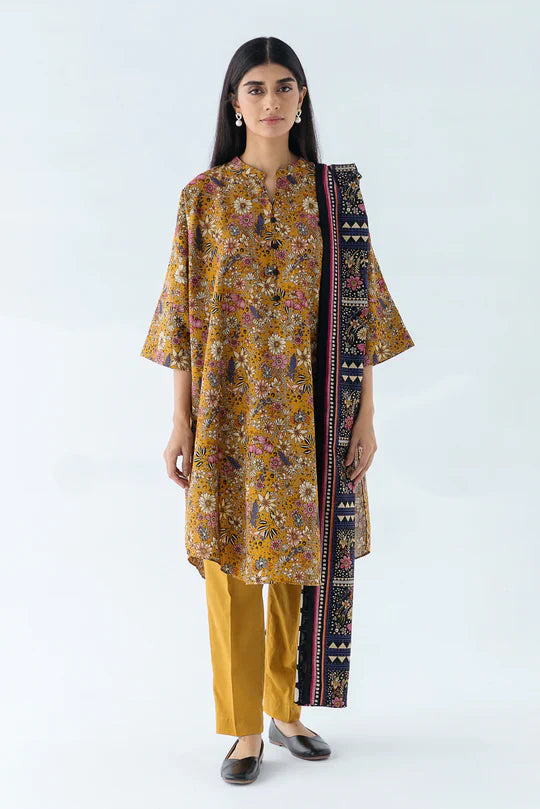 Unstitched Winter '23 - Amber Glow-Printed-2P-Khaddar