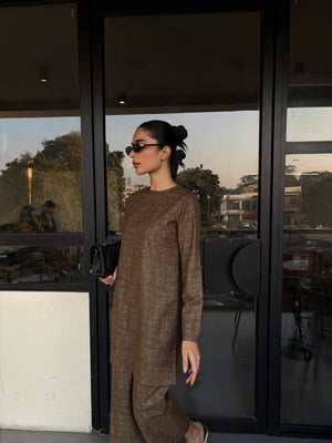 Deep Heathered Brown G-Suit