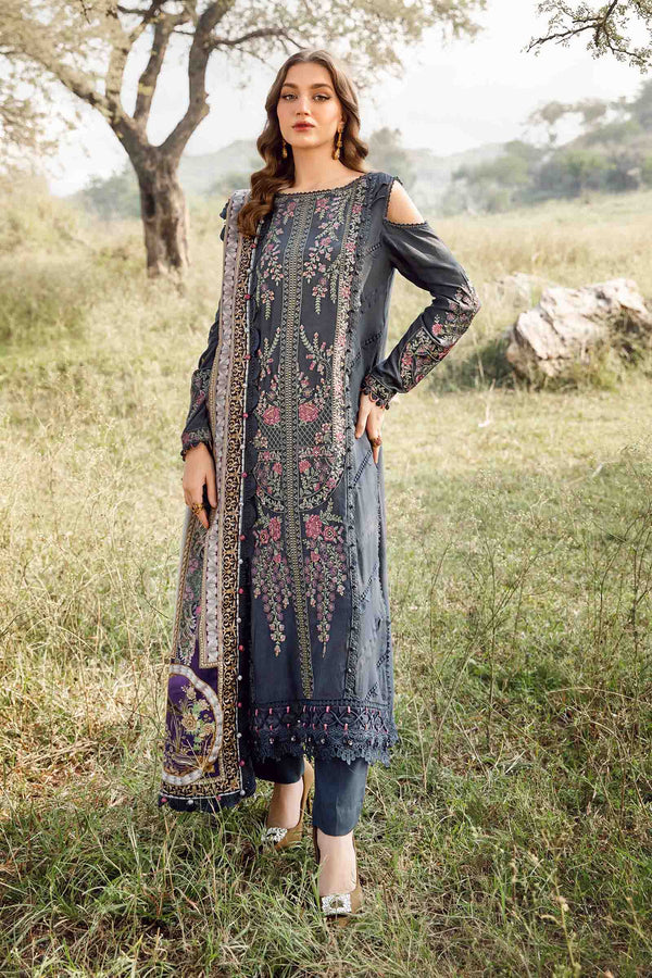 Mprints'24 - 3 Piece Unstitched Printed Linen Suit | MPT-2406-A