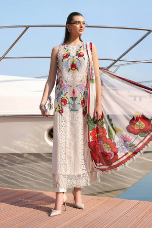Lawn '26 - 3 Piece Unstitched Embroidered Jacquard Lawn Suit | D-2610-A