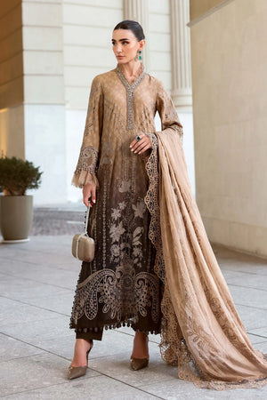 Lawn '26 - 3 Piece Unstitched Embroidered Jacquard Lawn Suit | D-2601-A