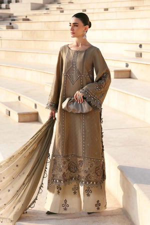 Lawn '26 - 3 Piece Unstitched Embroidered Jacquard Lawn Suit | D-2602-A