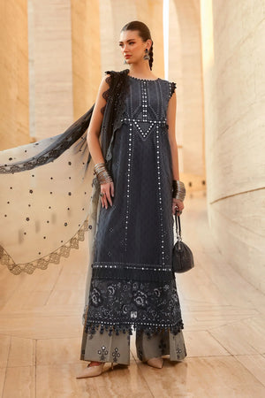 Lawn '26 - 3 Piece Unstitched Embroidered Jacquard Lawn Suit | D-2602-B