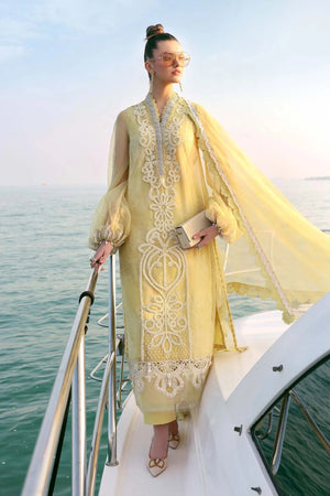 Lawn '26 - 3 Piece Unstitched Embroidered Organza Suit | D-2604-A