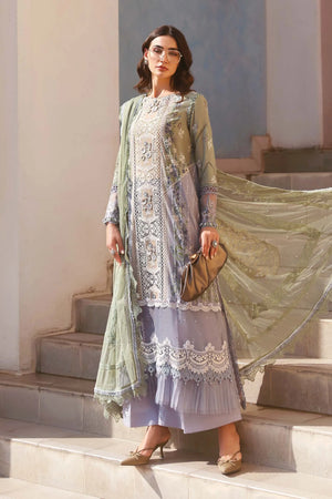 Lawn '26 - 3 Piece Unstitched Embroidered Lawn Suit | D-2606-B