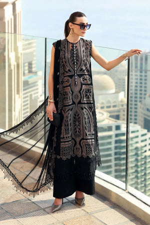 Lawn '26 -3 Piece Unstitched Embroidered Lawn Suit | D-2608-B