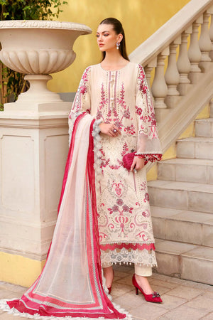 Lawn '26 - 3 Piece Unstitched Embroidered Jacquard Lawn Suit | D-2609-A