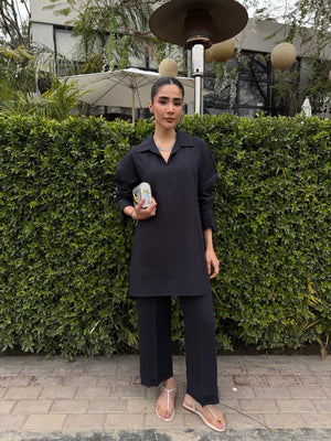 Charcoal Linen Willow Set