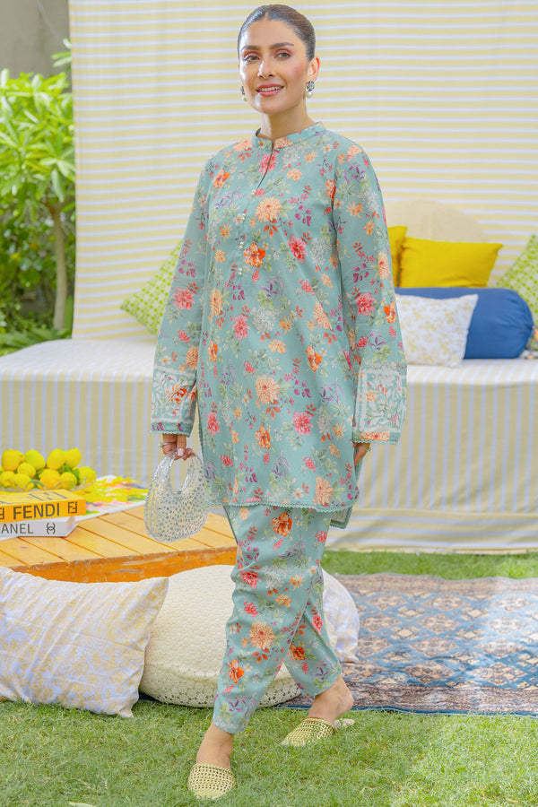 Unstitched '25 Vol II - Bloomtide 2 Piece