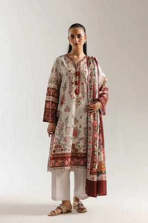 Unstitched Collection '26 - PRINTED SUIT | E0865/202/002
