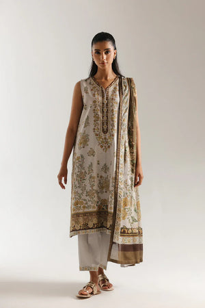 Unstitched Collection '26 - PRINTED SUIT | E0865/202/003