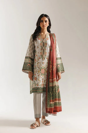 Unstitched Collection '26 - PRINTED SUIT | E0868/202/127