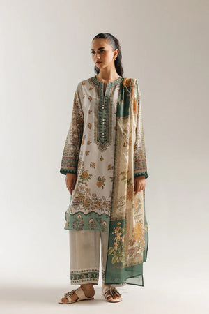 Unstitched Collection '26 - PRINTED SUIT | E0871/202/003