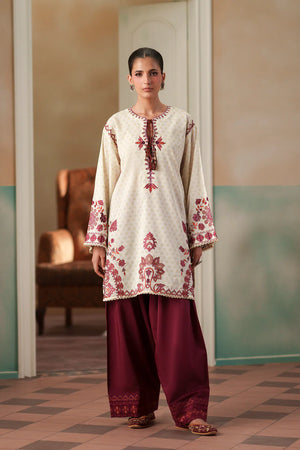 Rozana HS '26 Drop 2 - EMBROIDERED SUIT - VANILLA ICE | E4354/103/005