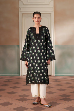 Rozana HS '26 Drop 2 - EMBROIDERED SUIT - BLACK | E4554/103/901