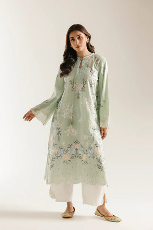 Rozana Summer '26 - EMBROIDERED SUIT - LIGHT GREEN | E4613/103/709